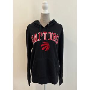 NWT Men’s NBA Toronto Raptors Basketball Black Red Hoodie Pullover Size M New